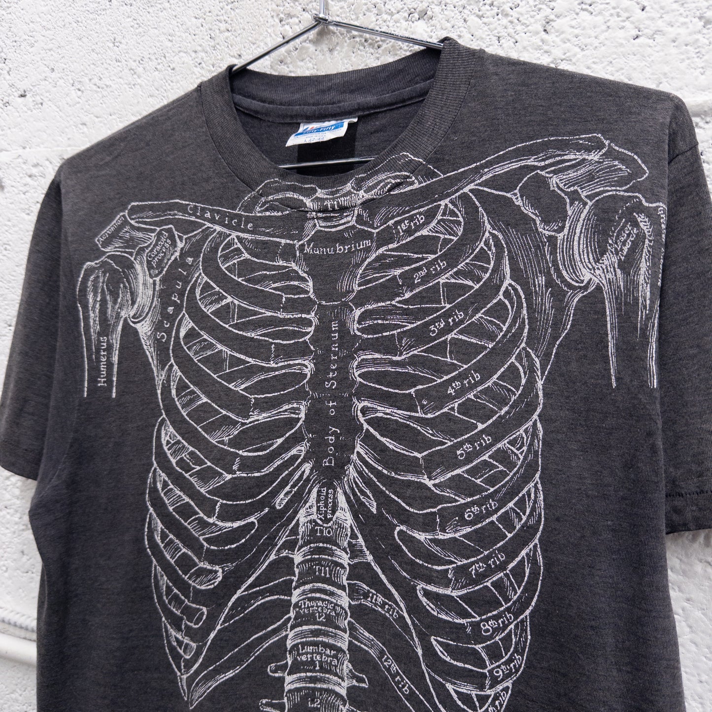 Vintage 70s Leslie Arwin Anatomy Art Tee - L