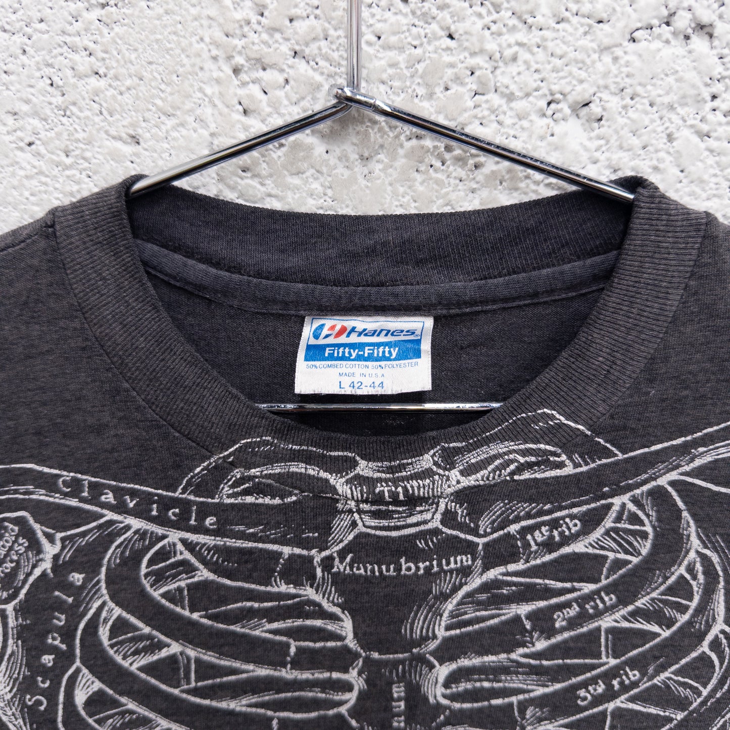 Vintage 70s Leslie Arwin Anatomy Art Tee - L