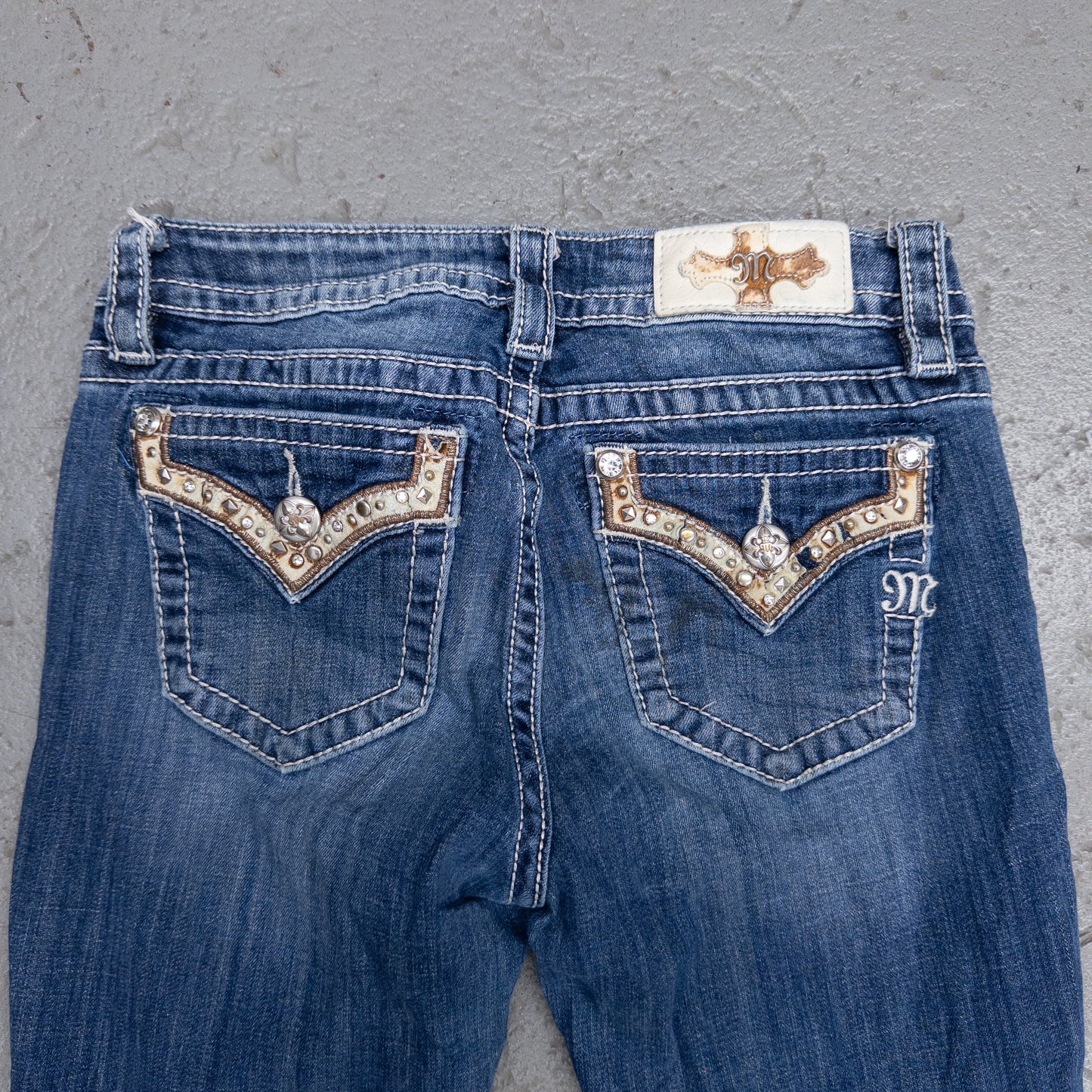 Vintage 2000s Miss Me Boot Cut Women's Jeans - 27