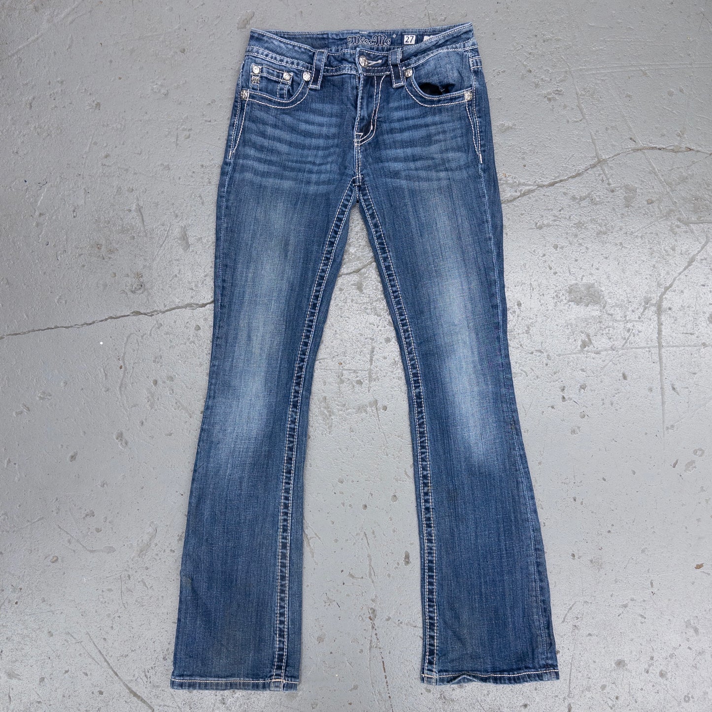 Vintage 2000s Miss Me Boot Cut Women's Jeans - 27