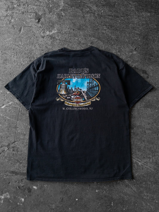 Harley Davidson Faded Biker Girl Tee - XXL