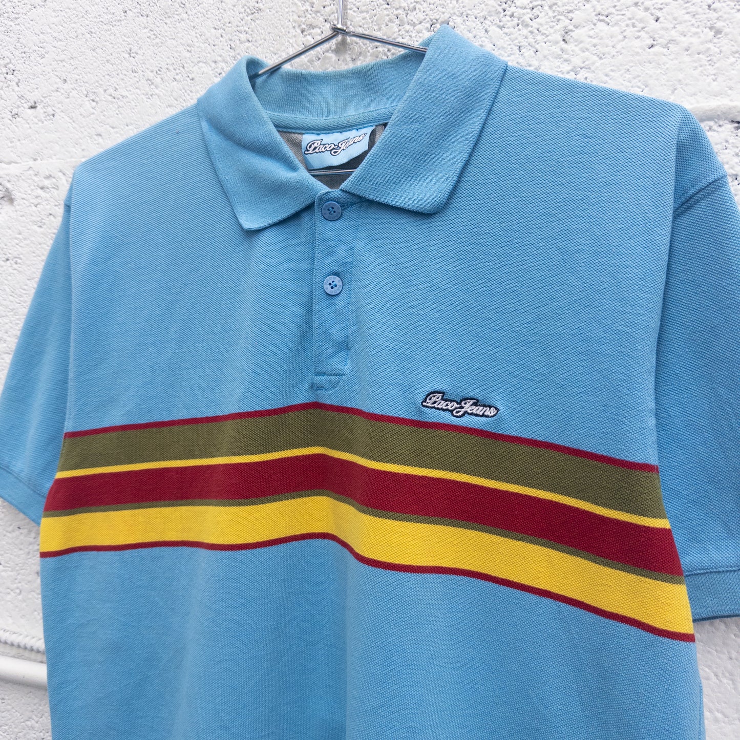 Vintage 2000s Paco Embroidered Logo Polo Shirt - M