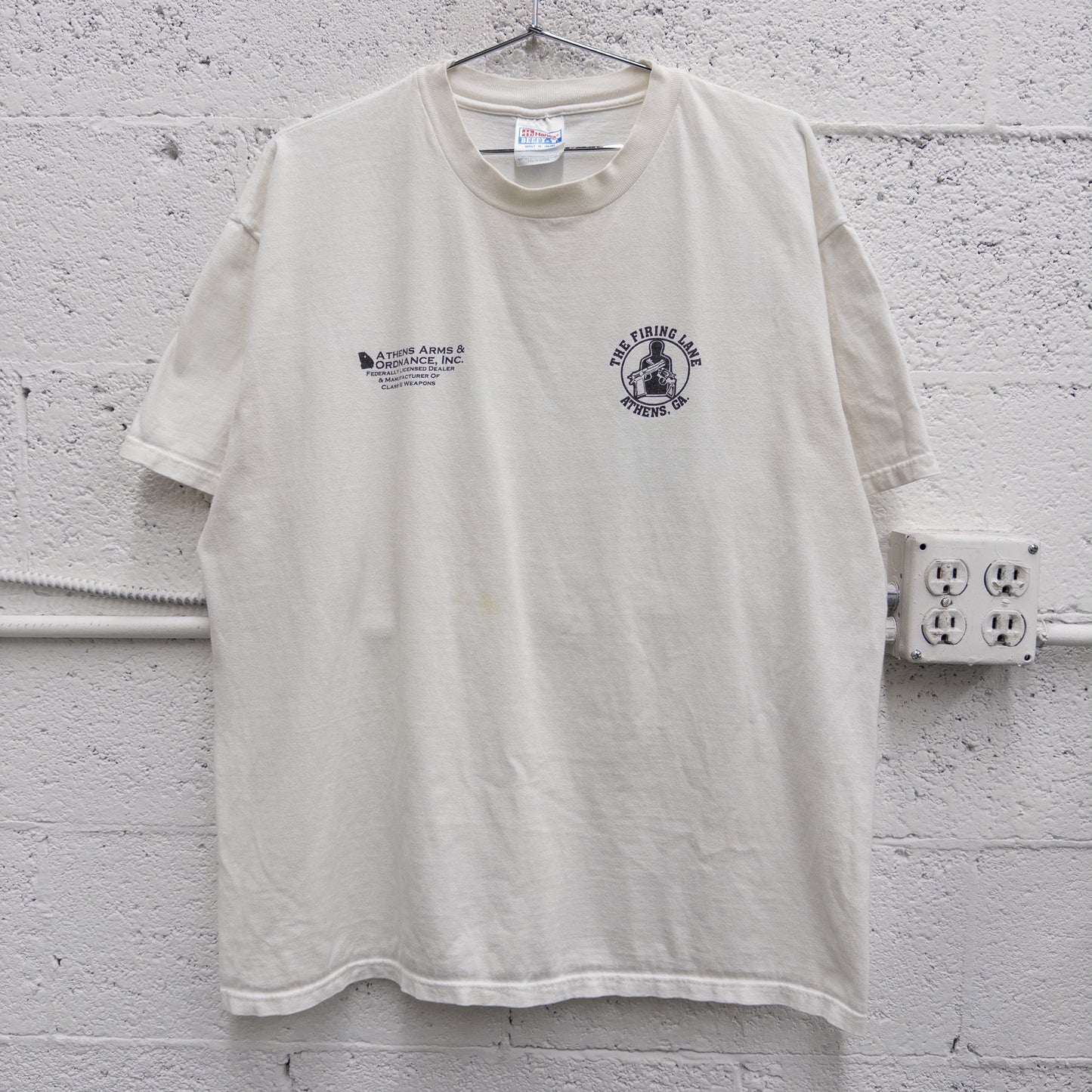 Vintage 90s Handgun Match Tee - XL