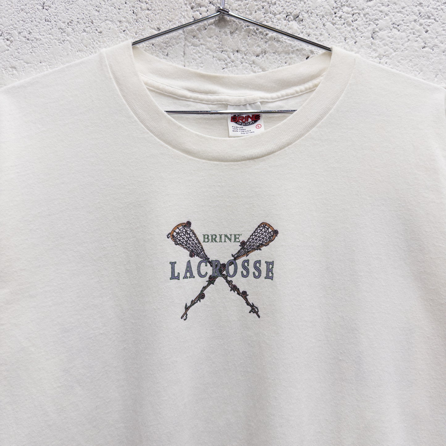 Vintage 90s Lacrosse Tee - L