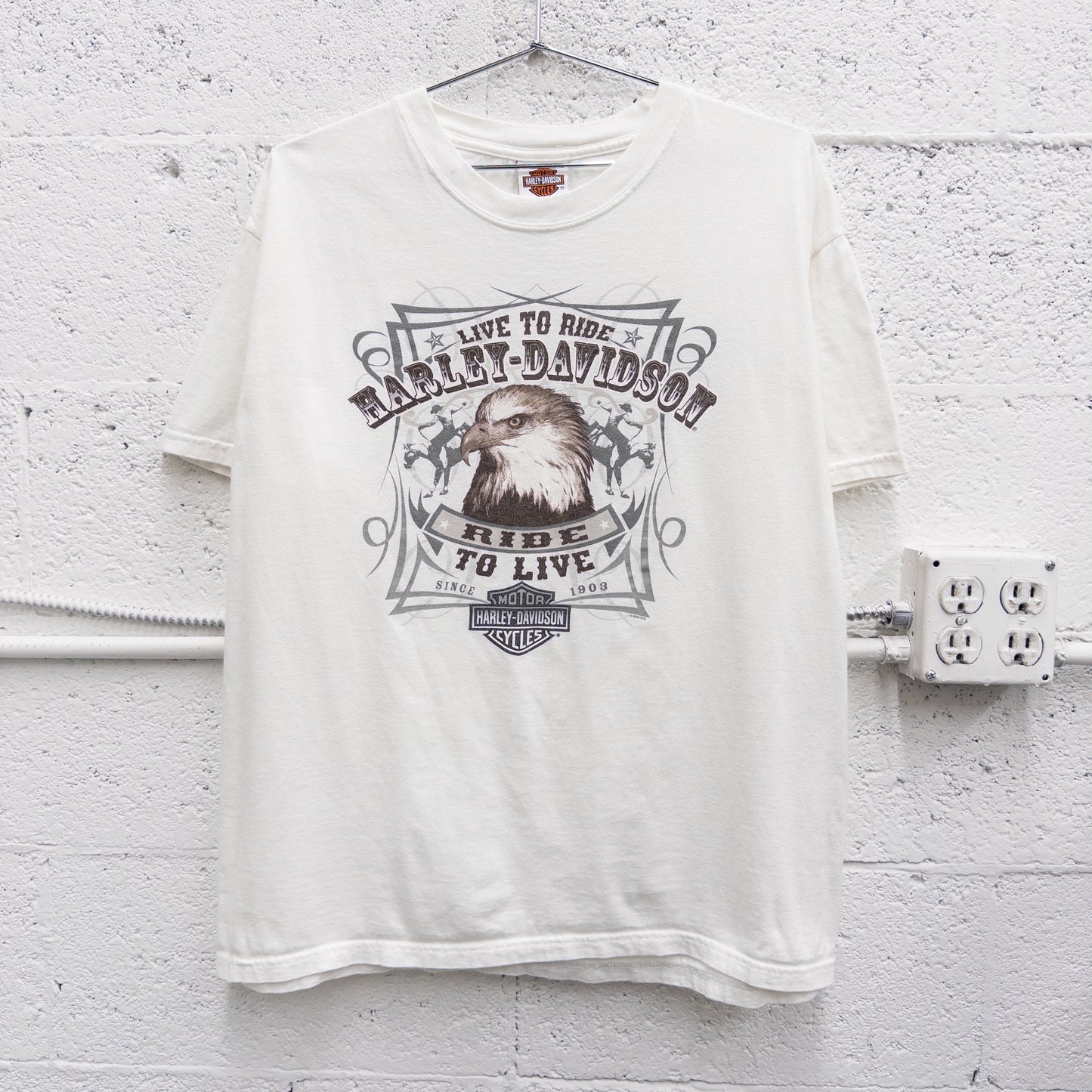 Vintage 2000s Harley Davidson Tee - L