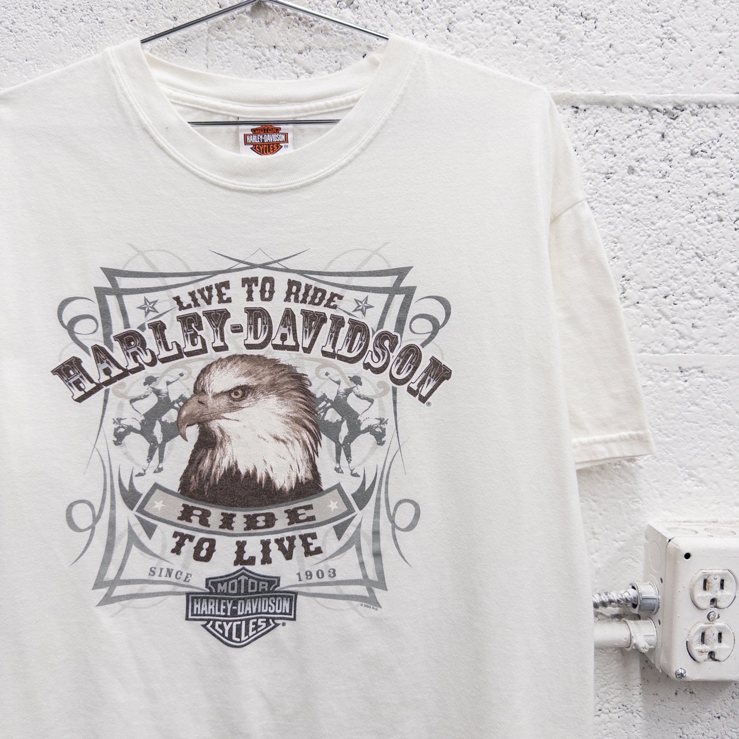 Vintage 2000s Harley Davidson Tee - L