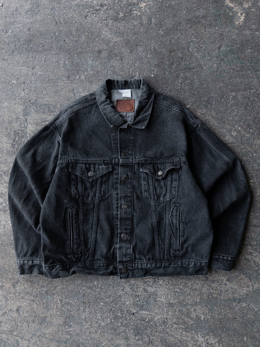 Vintage 90s Marlboro Wild West Cowboy Denim Jacket - Large