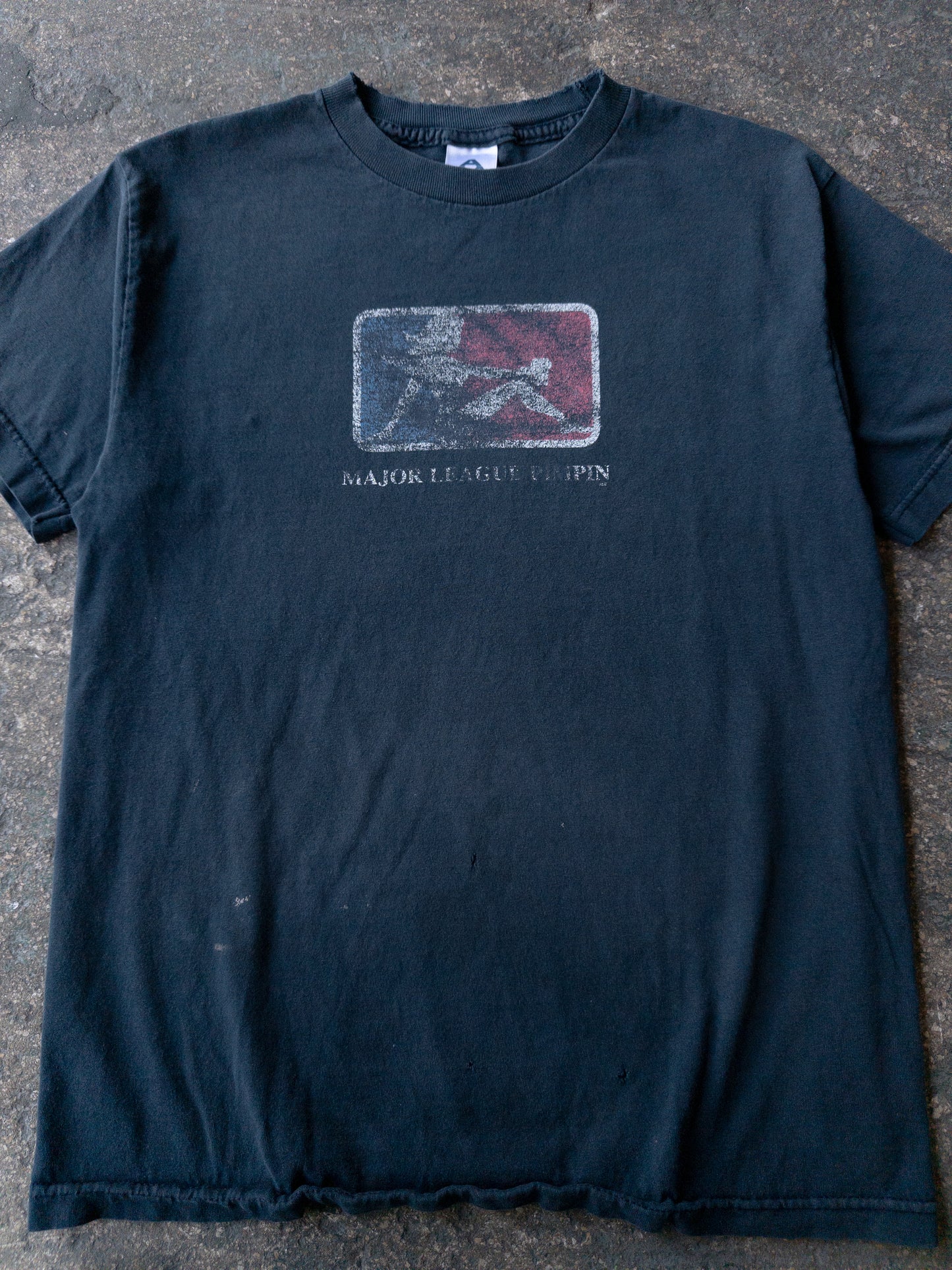 Vintage 2000s Major League Pimpin Faded Tee - Medium