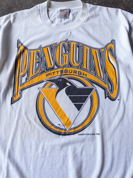Vintage 90s Pittsburgh Penguins Hockey Tee - XL