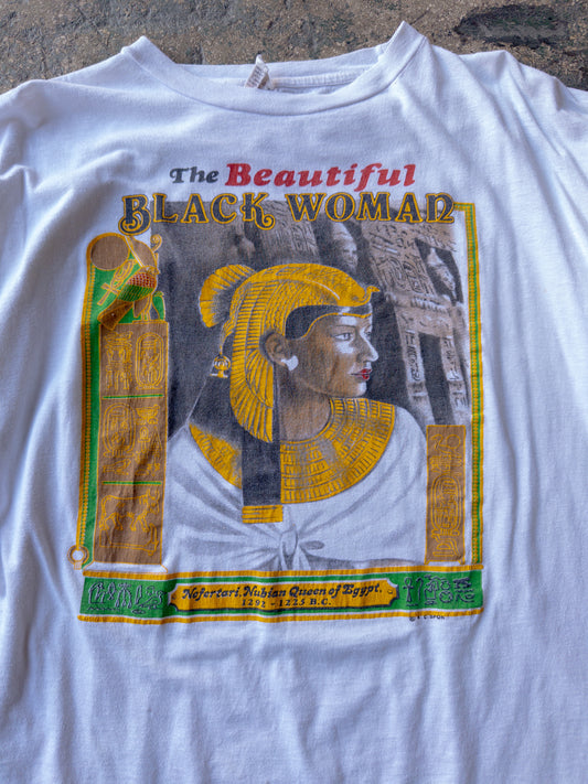 Vintage 90s Beautiful Black Women Tee - XL