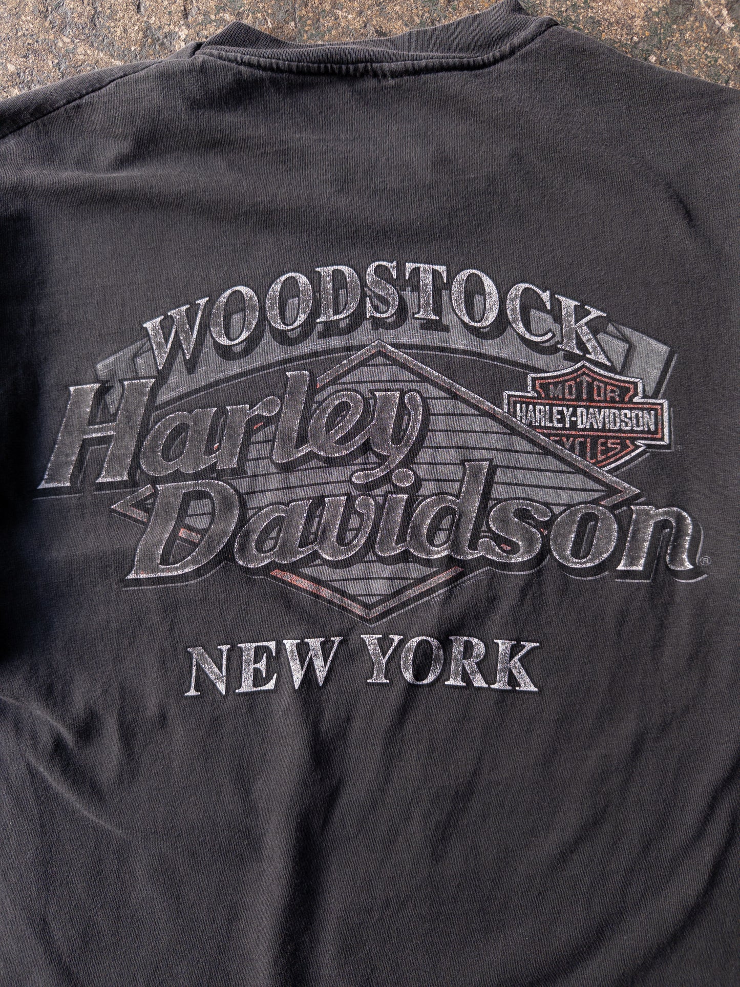 Vintage 90s Harley Davidson Lone Survivor Tee - Large