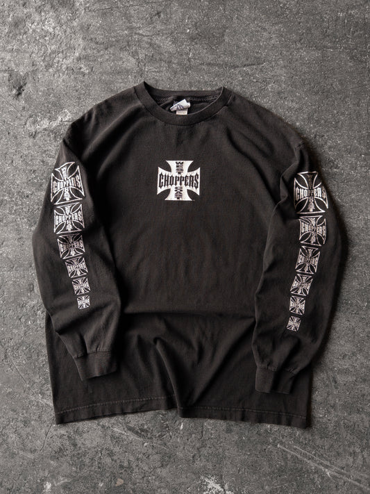 Vintage West Coast Choppers Black Long Sleeve Tee - XL