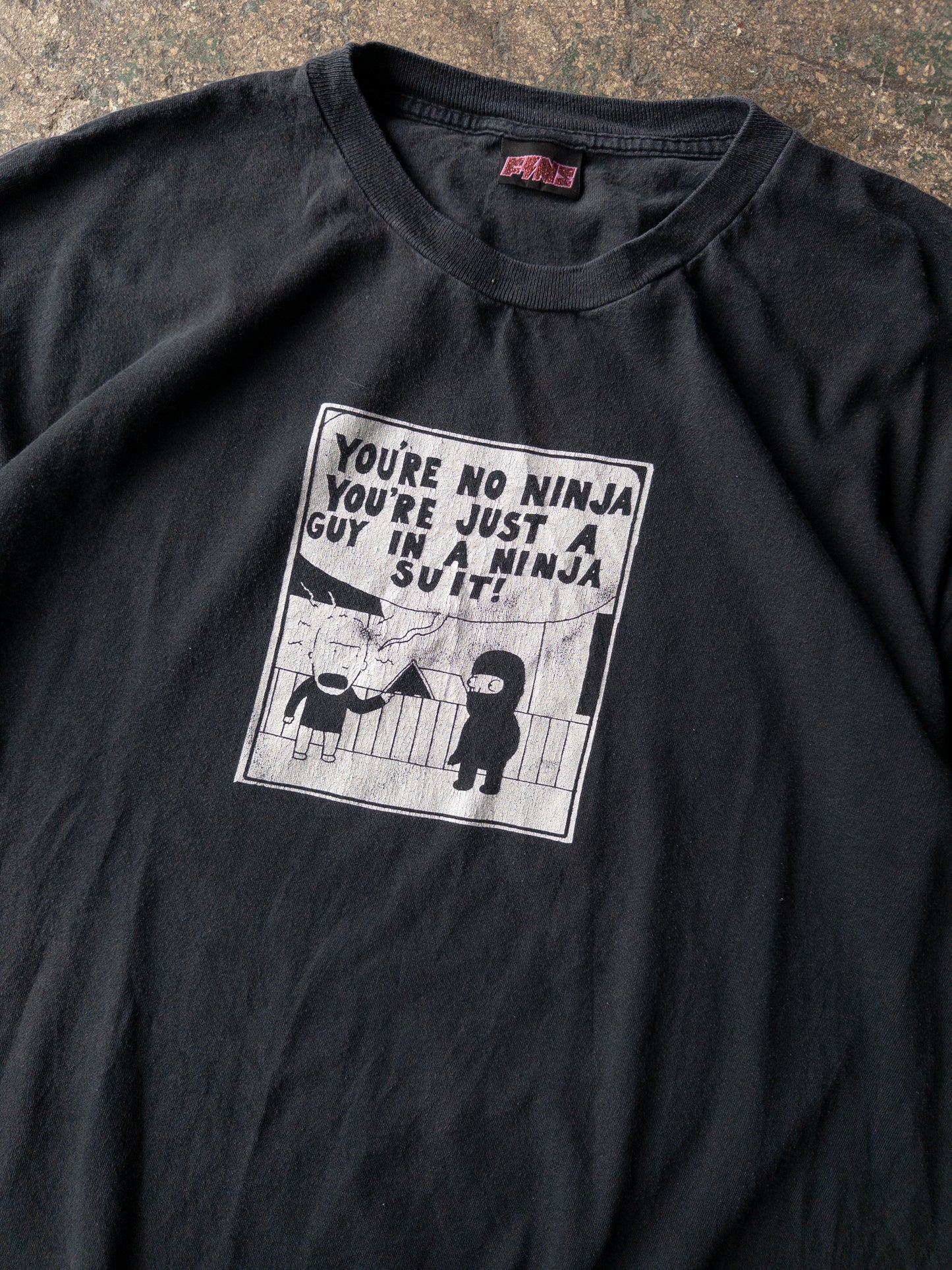 Vintage 90s Ninja Tee - XL