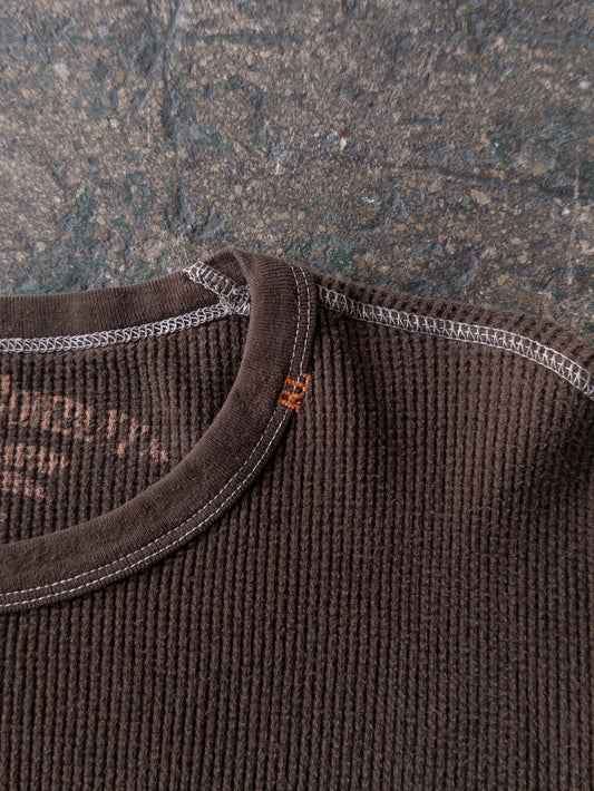 Vintage 2000s Polo Jeans Ralph Lauren Brown Thermal - XL