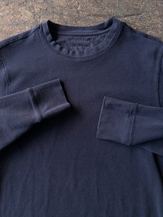 Faded Glory Navy Blue Thermal - Large