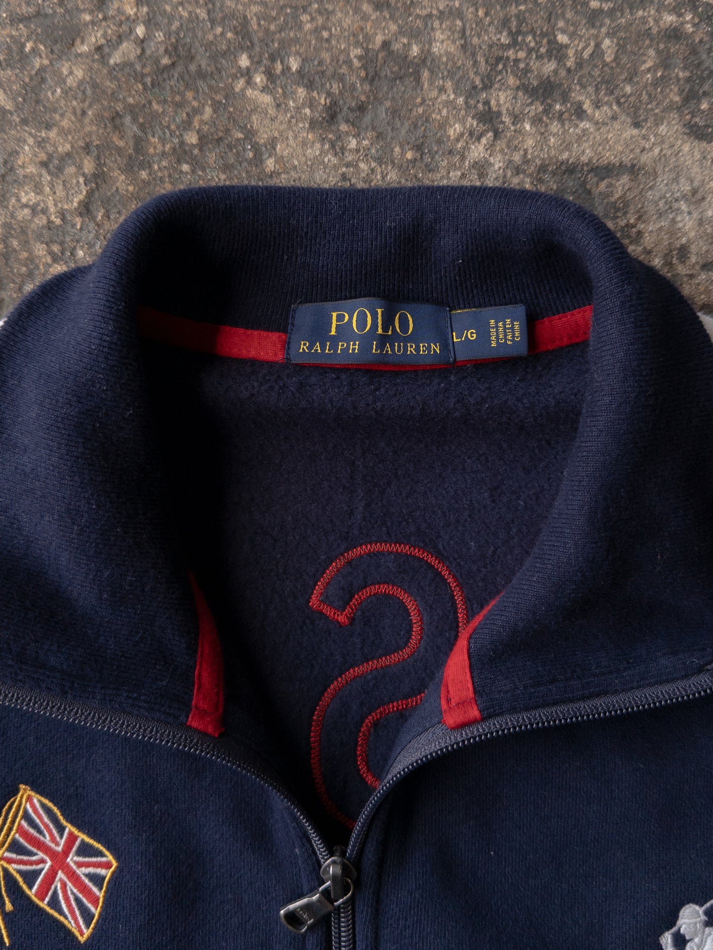 Polo Ralph Lauren Big Pony USA Full Zip Jacket - Large