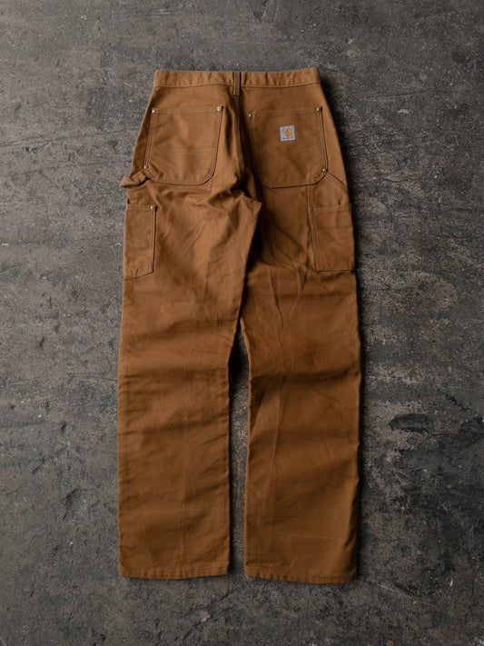 Carhartt Made In USA Tan Double Knee Carpenter Pants - 31x32