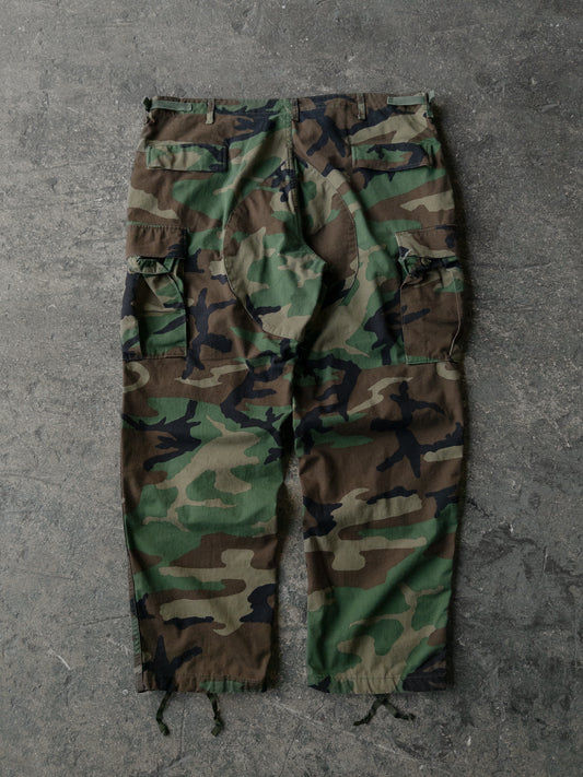 Vintage Military Camo Cargo Pants - XL