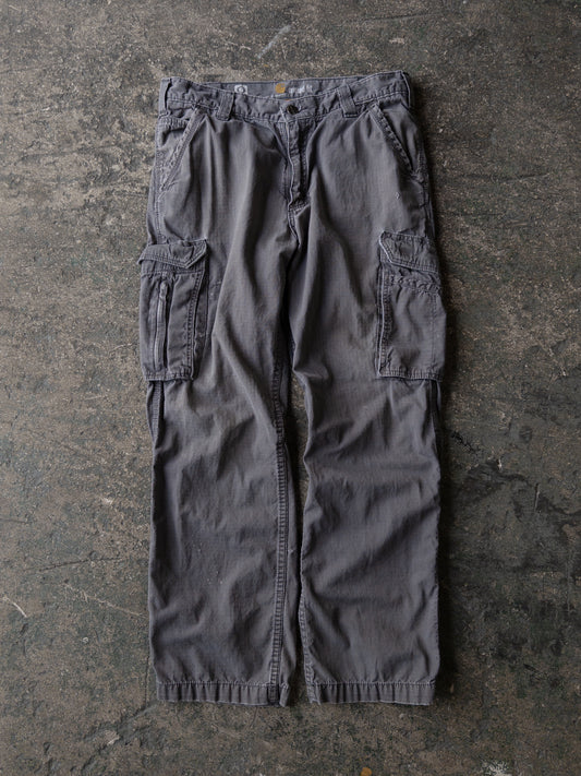 Carhartt Relaxed Fit Gray Cargo Pants - 34x30