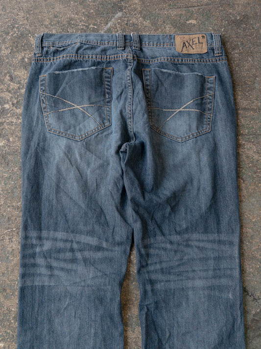 Vintage 2000s Axel Slim Straight Jeans - 36x30