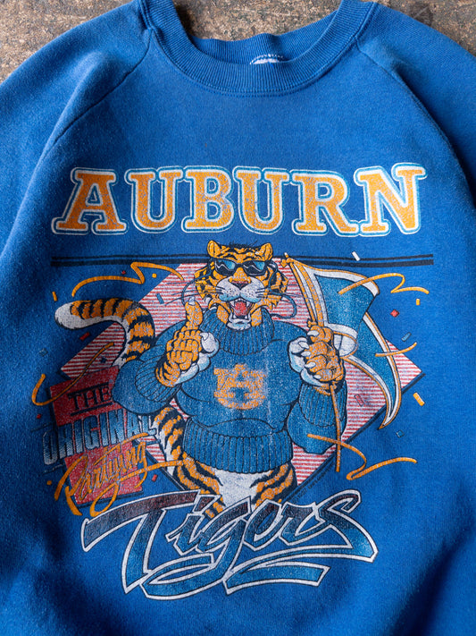 Vintage 90s Auburn University Tigers Crewneck - Large