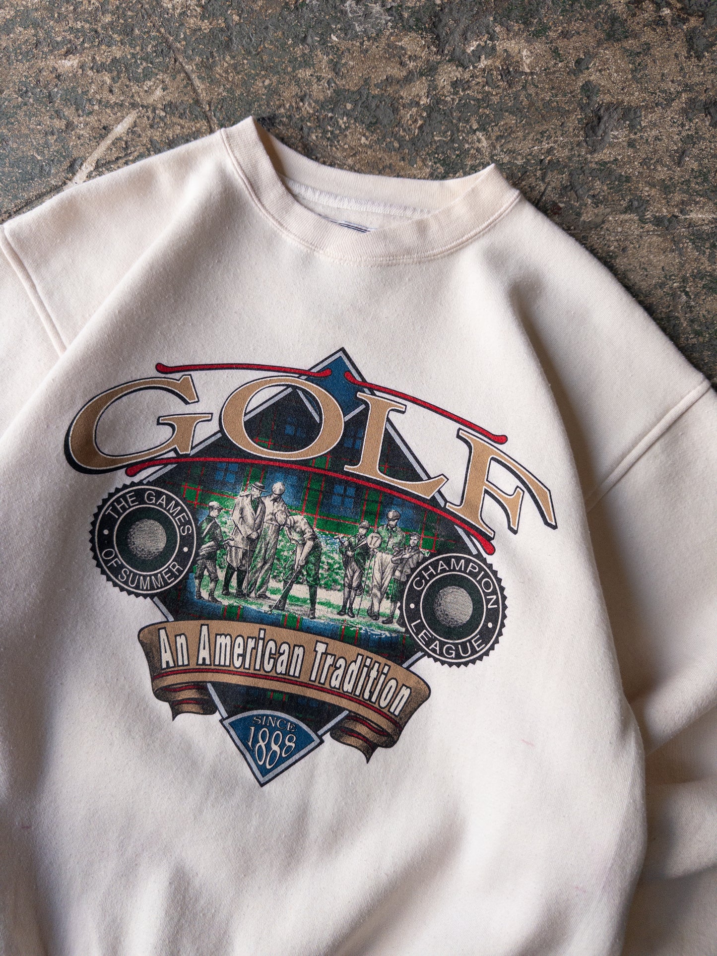 Vintage 90s Golf Crewneck - Medium