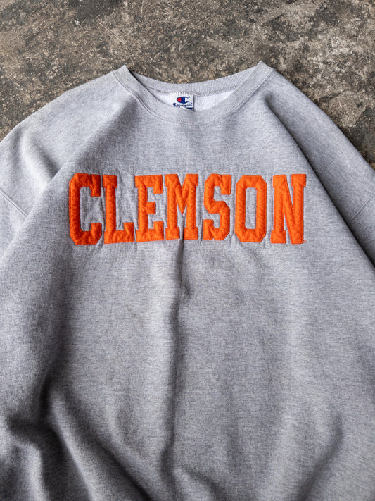 Vintage 90s Champion Clemson University Crewneck - XL