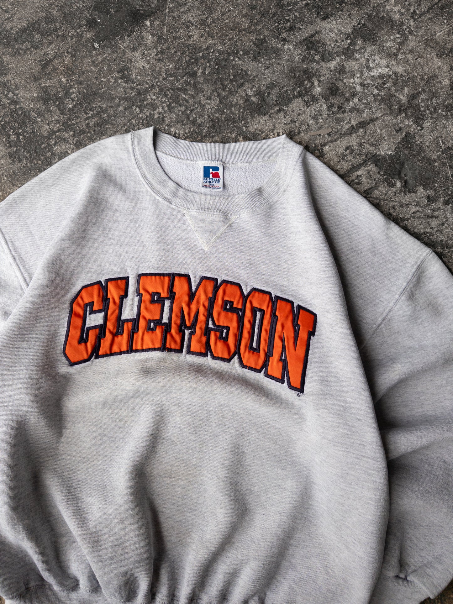 Vintage 90s Russell Athletic Clemson University Crewneck - XXL