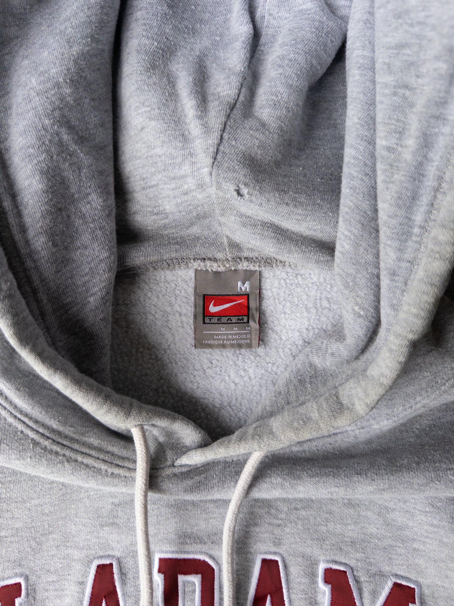 Vintage 2000s Nike University Of Alabama Center Swoosh Hoodie - Medium