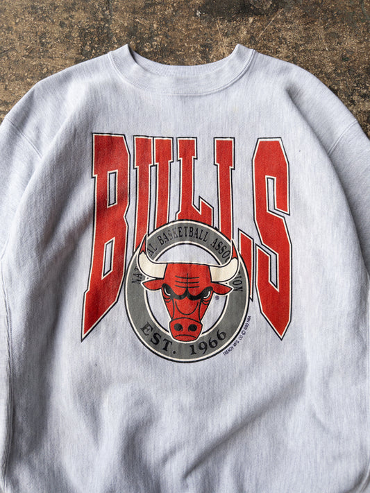 Vintage 90s Chicago Bulls Heavyweight Crewneck - XL
