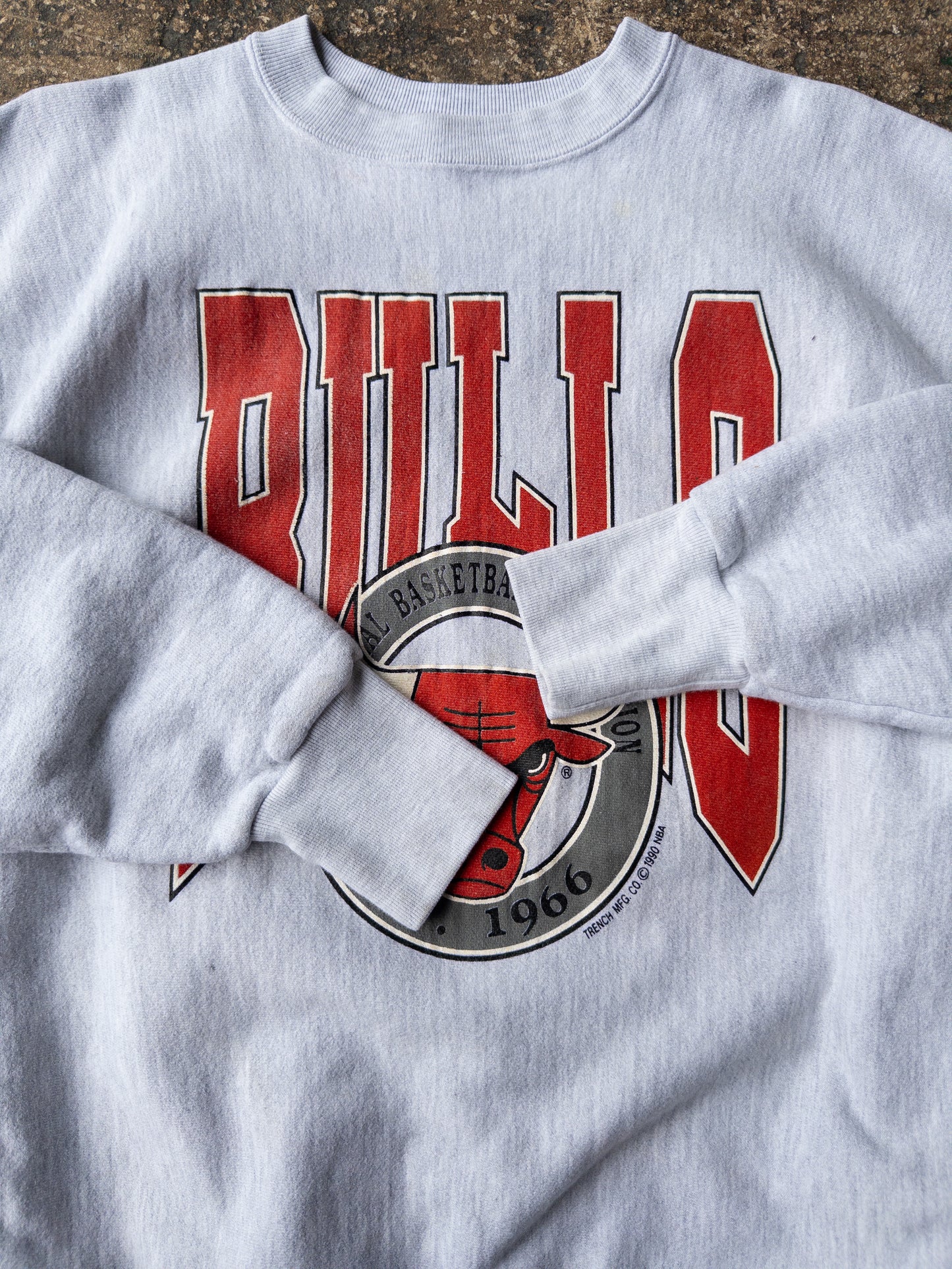 Vintage 90s Chicago Bulls Heavyweight Crewneck - XL