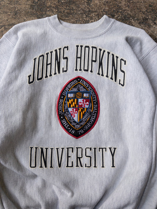 Vintage 90s Johns Hopkins University Heavyweight Crewneck - Medium