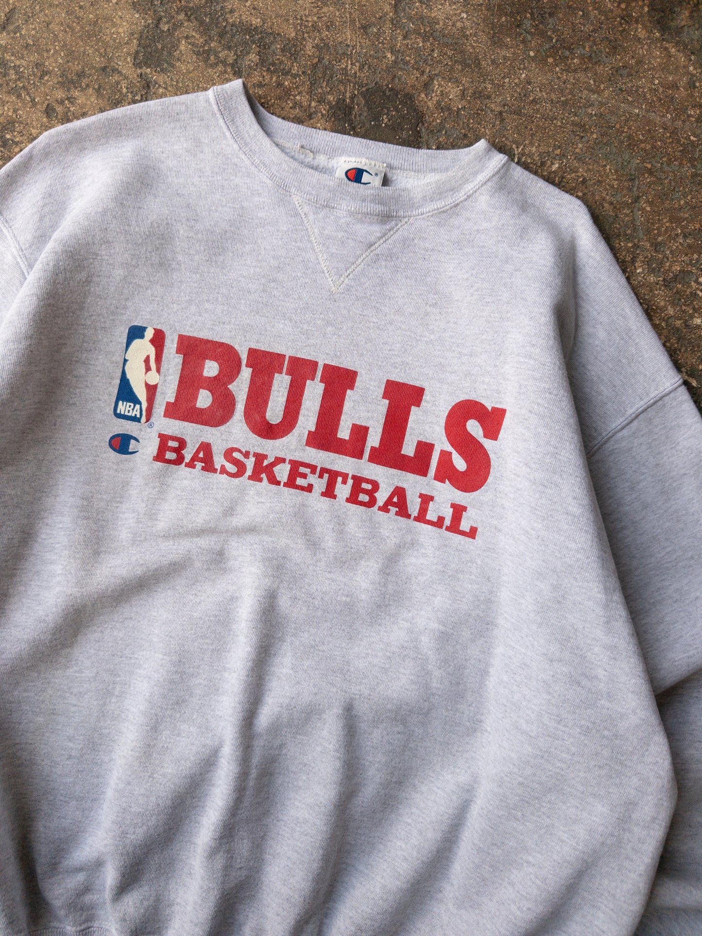 Vintage 90s Champion Chicago Bulls Basketball Crewneck - XXL