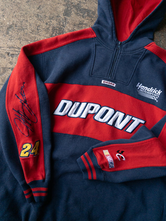 Vintage 2000s Dupont Racing Quarter Zip Hoodie - XXL