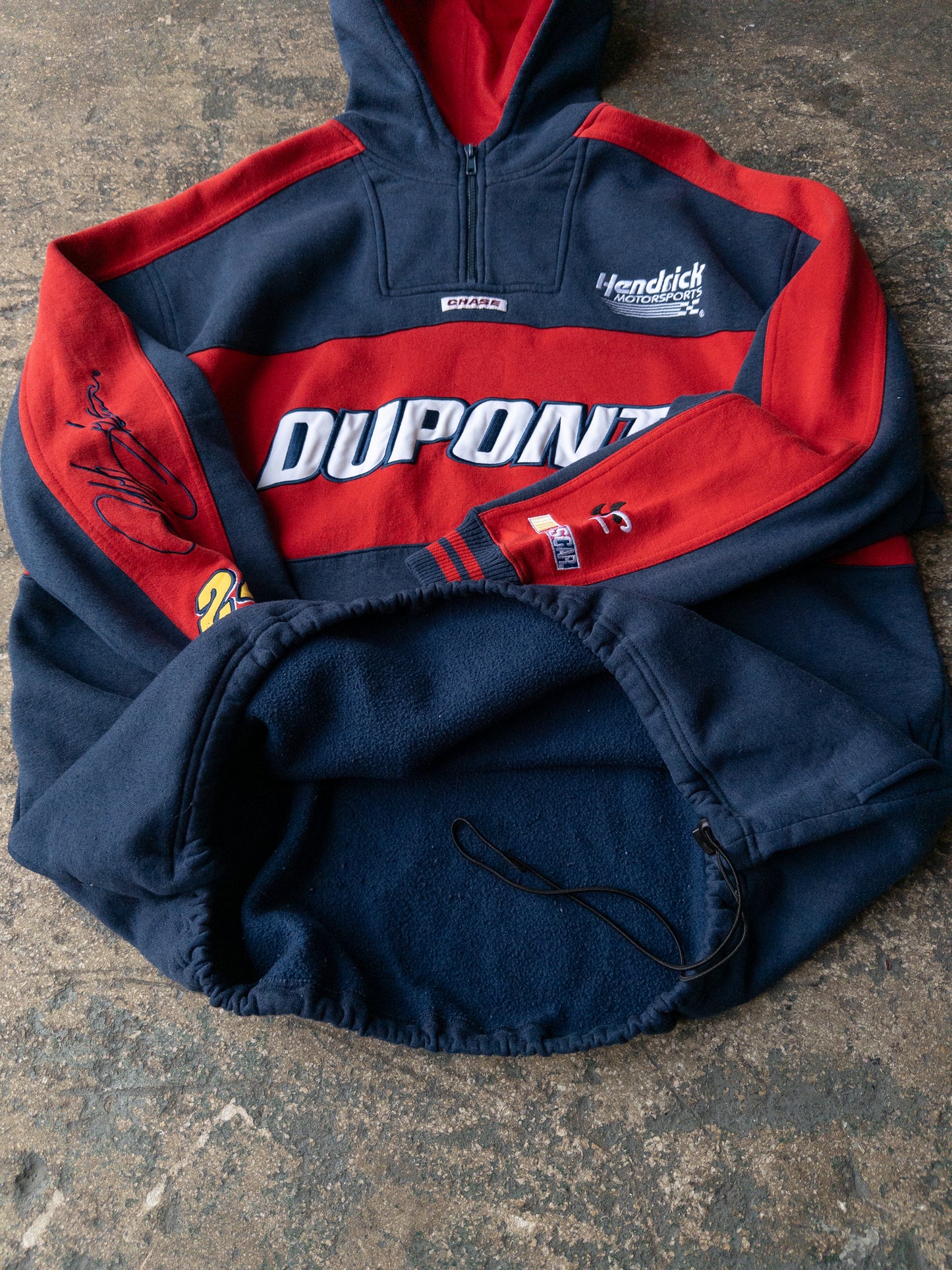 Vintage 2000s Dupont Racing Quarter Zip Hoodie - XXL