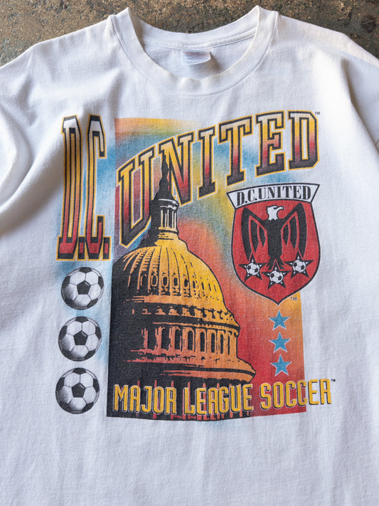 Vintage 90s DC United MLS Tee - XL