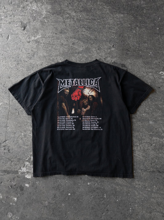 Vintage 2000s Metallica Tour Tee - XL