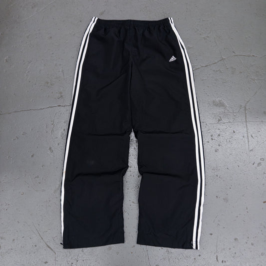 Vintage 2000s Adidas Black White Track Pants - L
