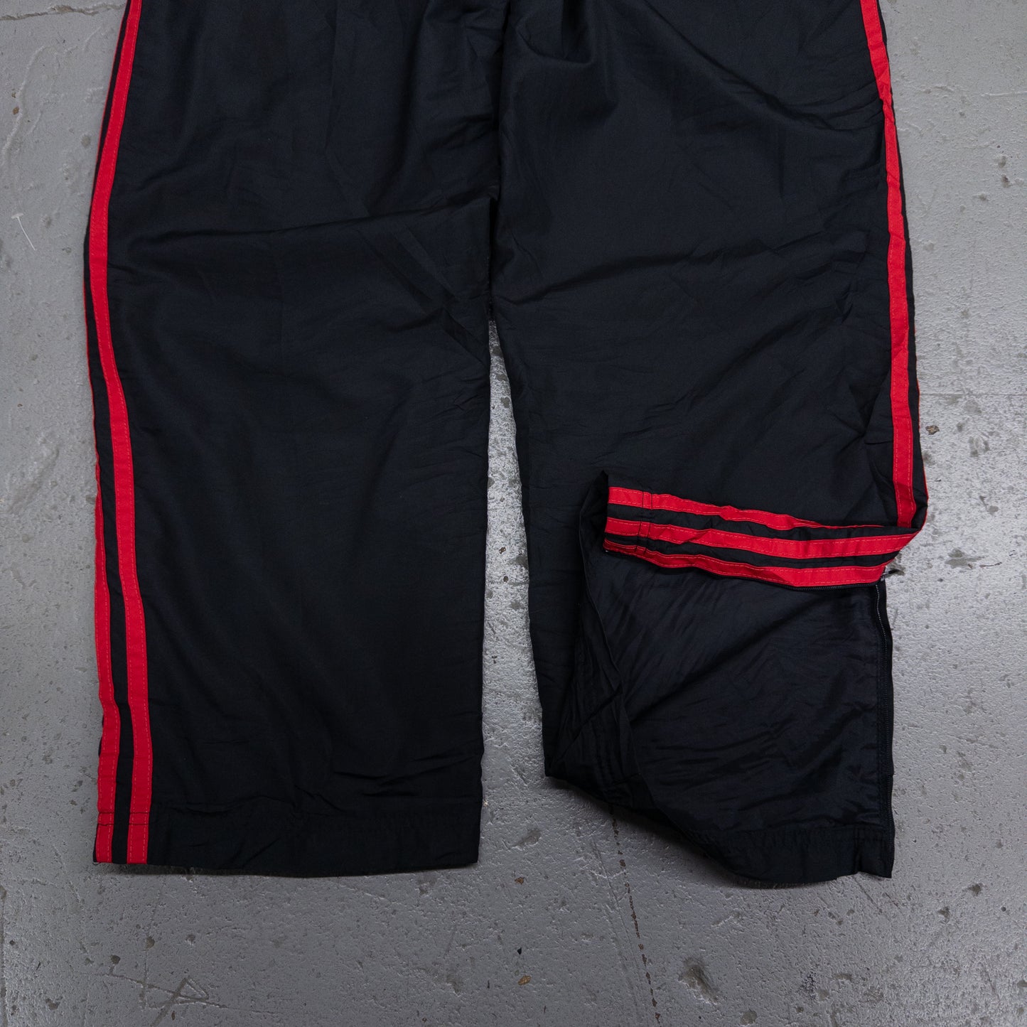 Vintage 2000s Adidas Black Red Track Pants - L