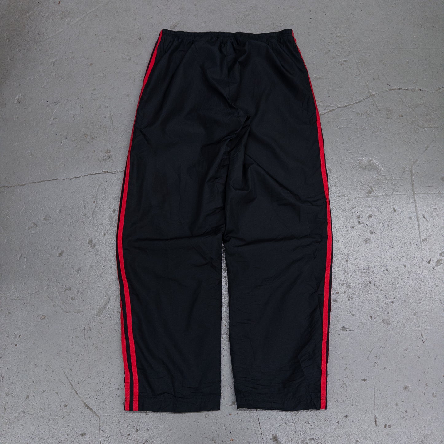 Vintage 2000s Adidas Black Red Track Pants - L