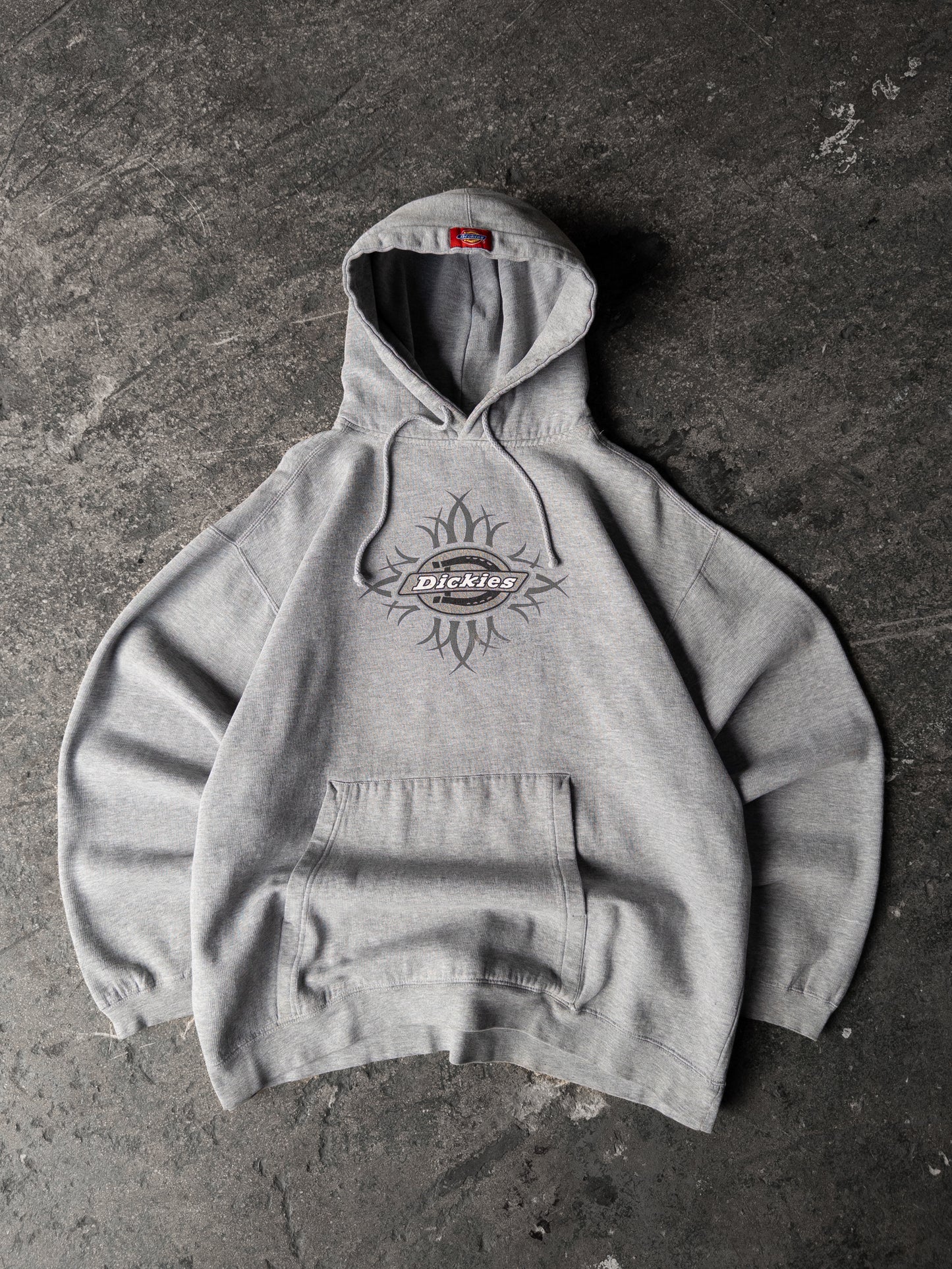 Vintage 2000s Dickies Gray Logo Hoodie - XL