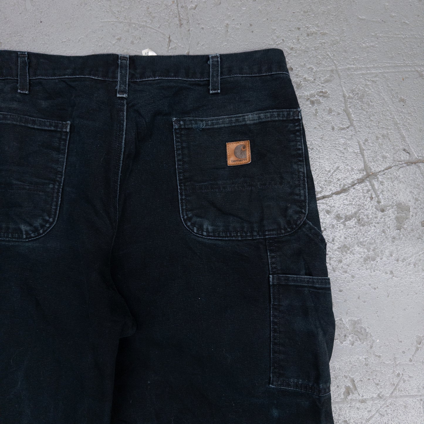 Vintage 2000s Carhartt Black Carpenter Pants - 38x30