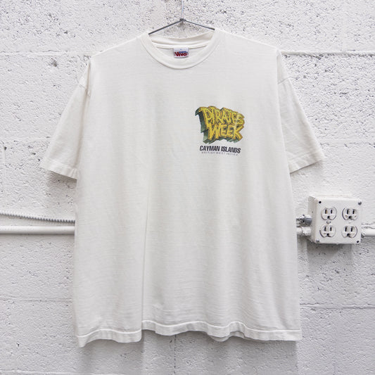 Vintage 90s Pirates Week Tee - XL