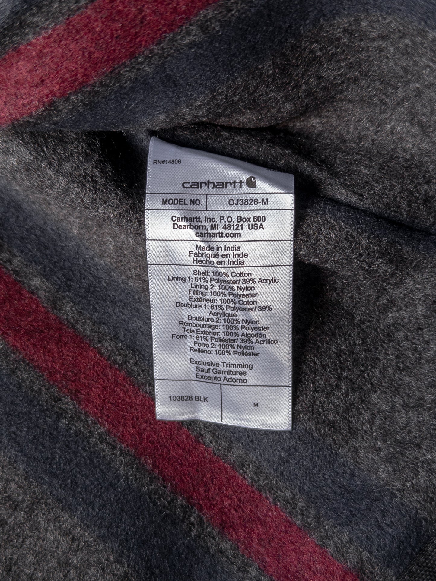 Carhartt Blanket Lined Detroit Mercedes AMG Jacket - Medium