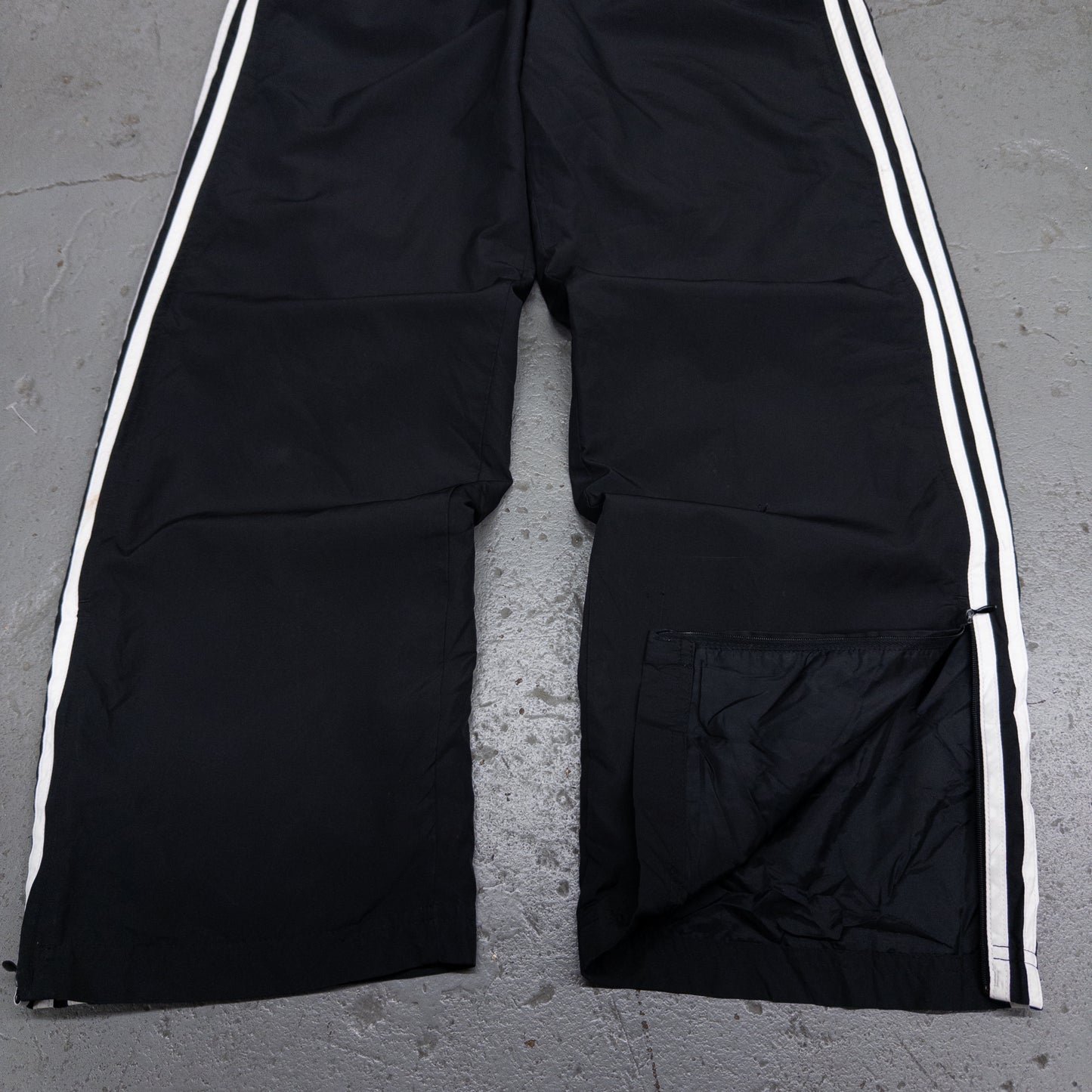 Vintage 2000s Adidas Black White Track Pants - L