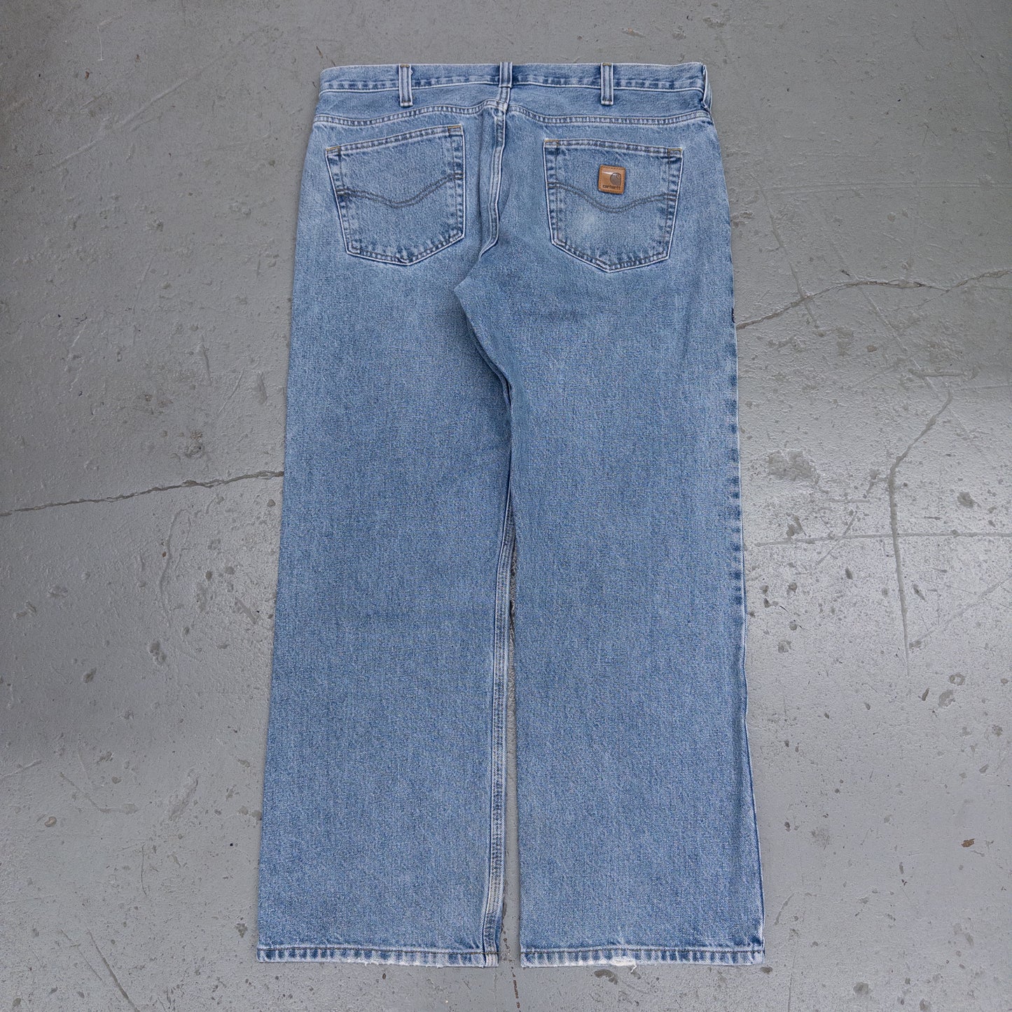 Vintage 2000s Carhartt Loose Fit Blue Denim Men’s Jeans - 38x30