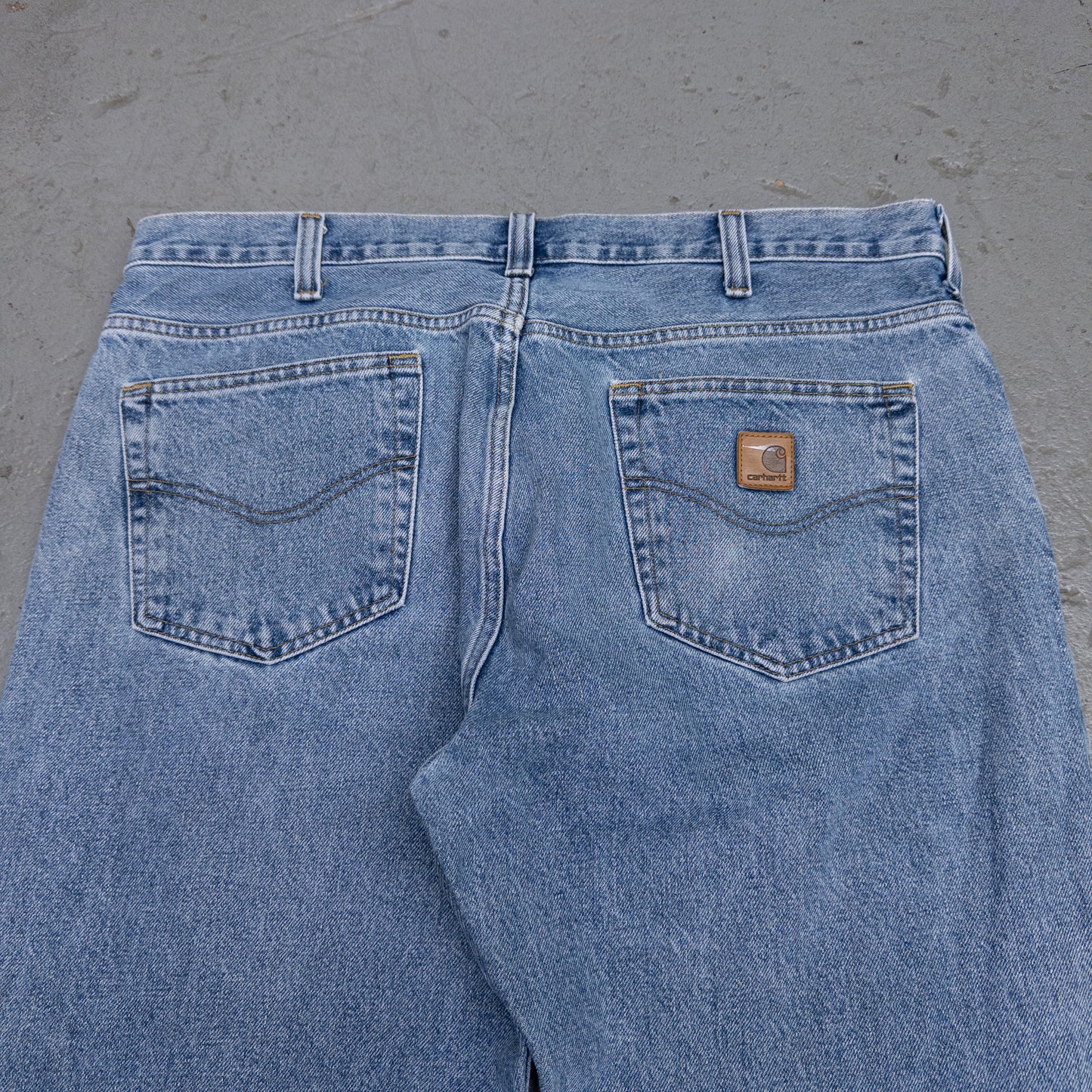 Vintage 2000s Carhartt Loose Fit Blue Denim Men’s Jeans - 38x30