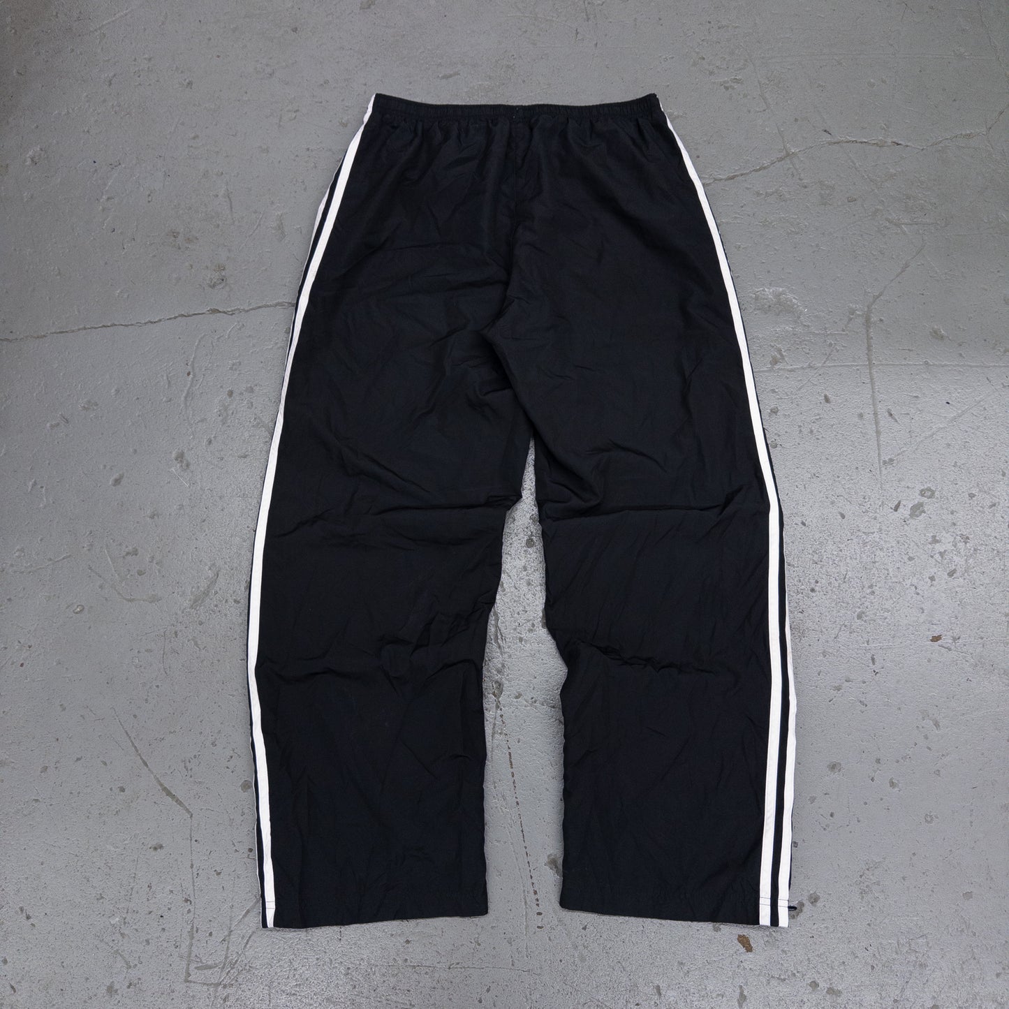 Vintage 2000s Adidas Black White Track Pants - L