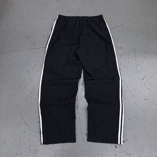 Vintage 2000s Adidas Black White Track Pants - L