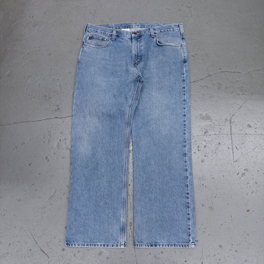 Vintage 2000s Carhartt Loose Fit Blue Denim Men’s Jeans - 38x30